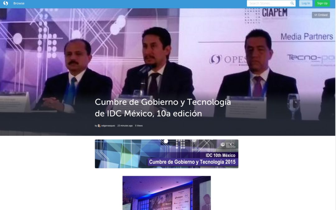 10a Cumbre de Gobierno y tecnología de IDC México