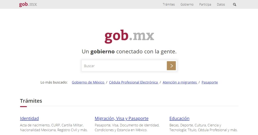 El sitio Gob.mx parte de la estrategia digital