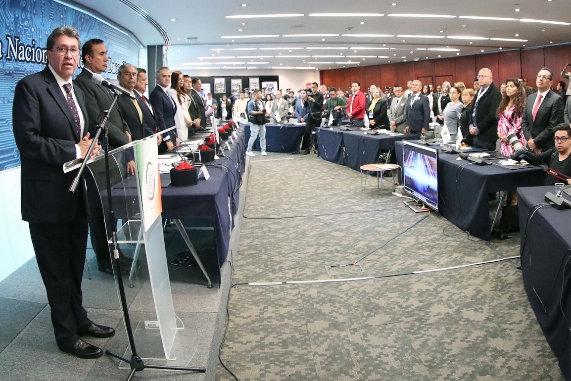 Ricardo Monreal, líder de Morena en el Senado clausura UNIPOL 2019