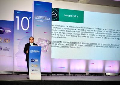 Conferencia de Edgar Vásquez en el 10 Congreso Internacional para la Prevención Social de la Violencia y la Delincuencia.