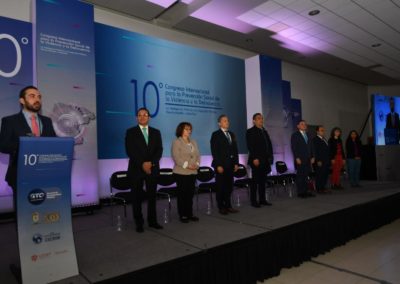 Inauguración de 10 Congreso Internacional para la Prevención Social de la Violencia y la Delincuencia en Guanajuato, Guanajuato.